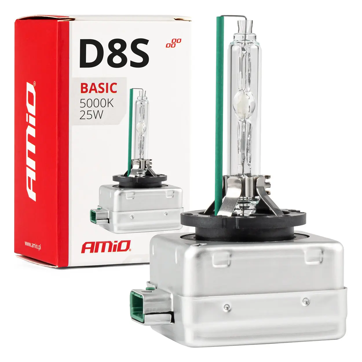 Xenonpære D8S Basic 25W 5000K - 1 stk. Image 1