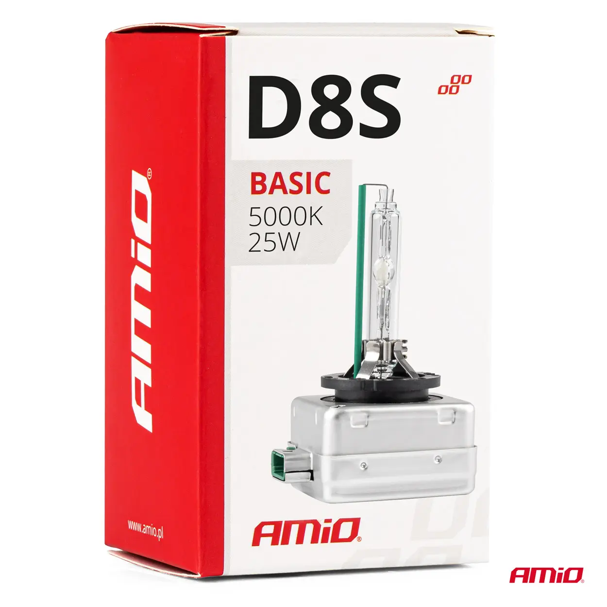 Xenonpære D8S Basic 25W 5000K - 1 stk. Image 3