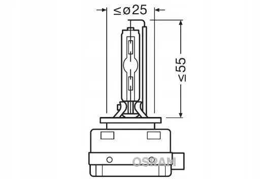 Xenonpære D8S Osram Xenarc Original Line - 1 stk. Image 6